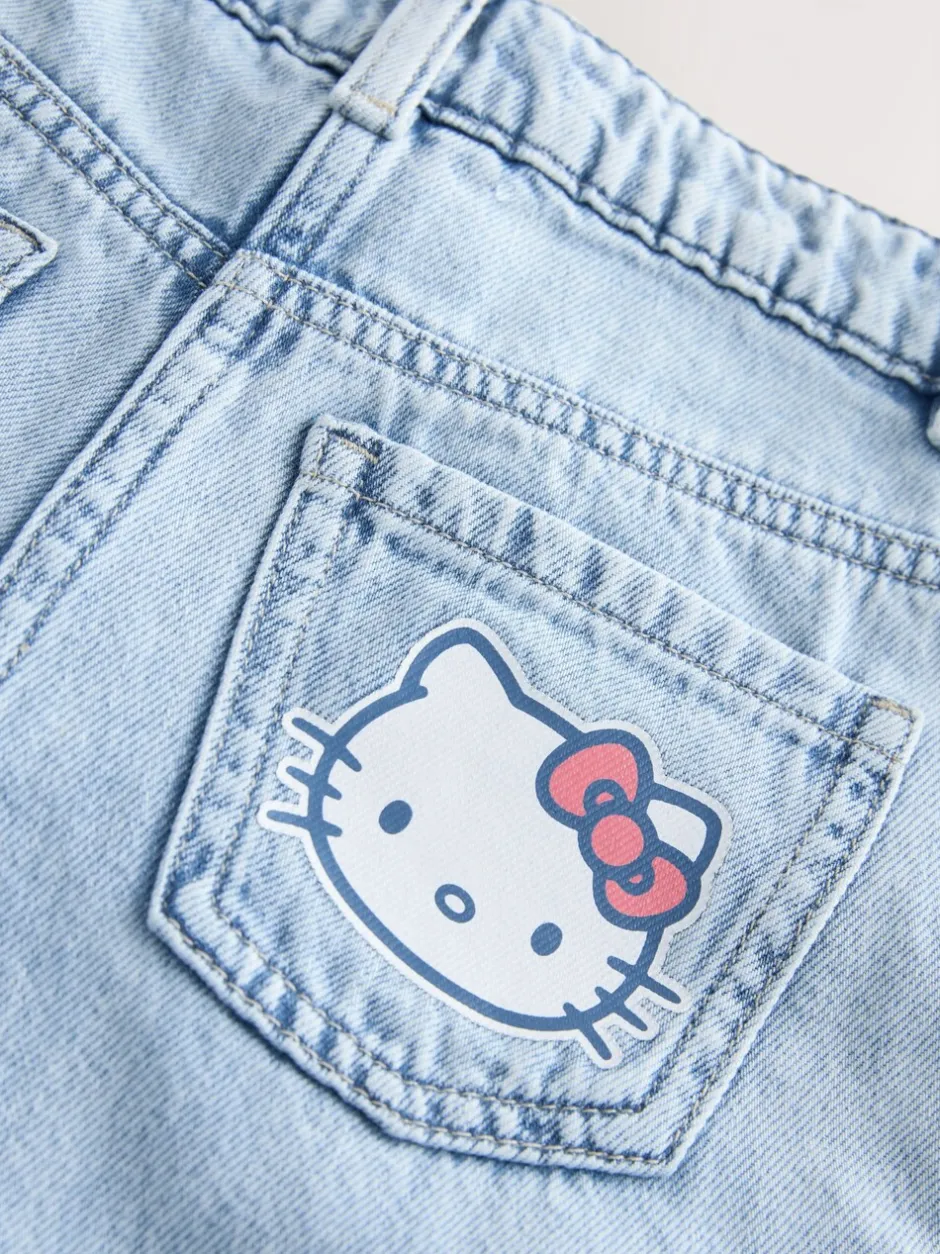 Jeans*Next Mid wash - Hello Kitty Wide Leg Jeans (3-16yrs)