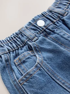 Jeans En Joggingbroeken|Jeans*Next Middenblauw denim - Barrel jeans (3mnd -7jr)