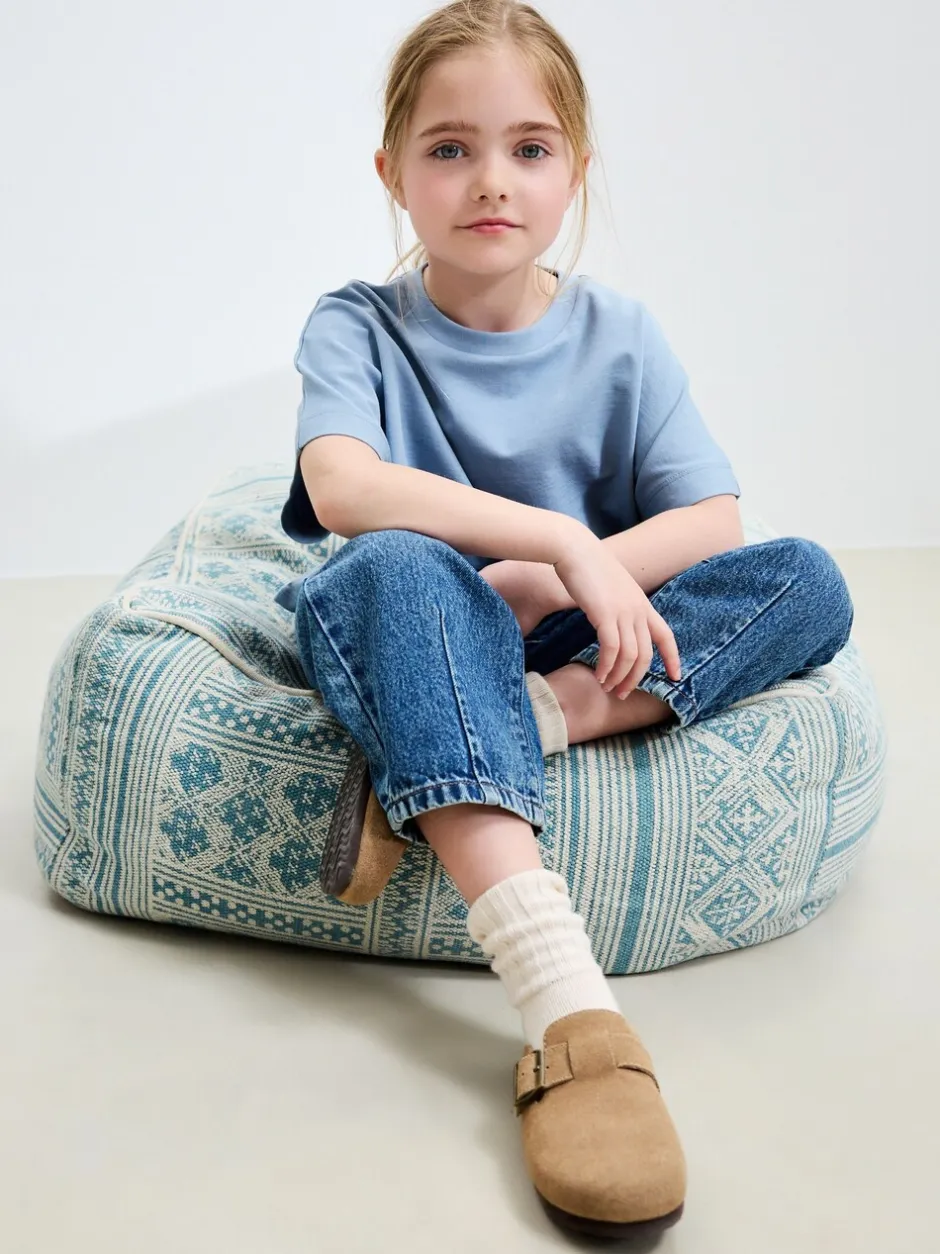 Jeans|Next Middenblauw denim - Barrel jeans (3-16jaar)