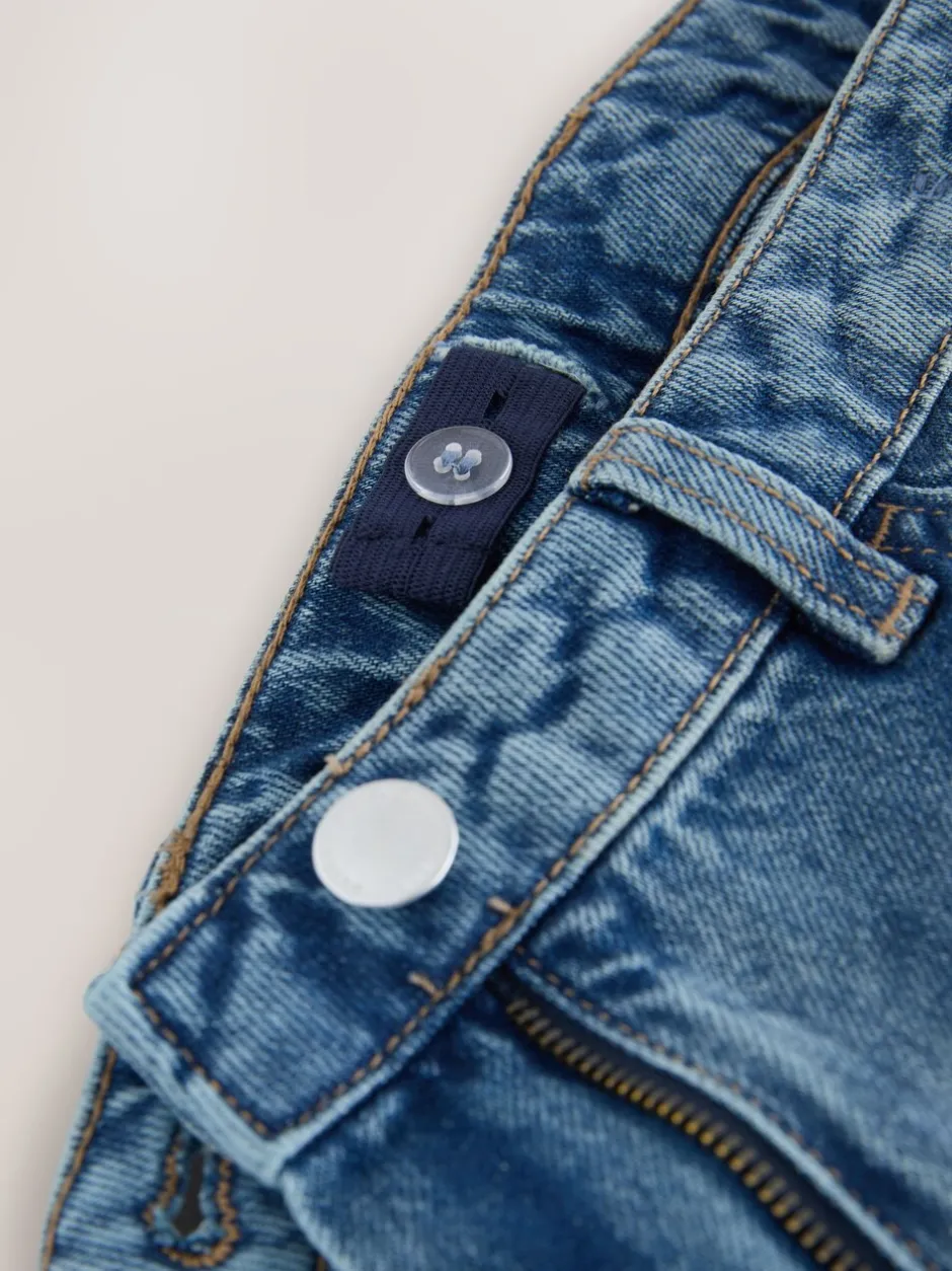 Jeans|Next Middenblauw denim - Barrel jeans (3-16jaar)