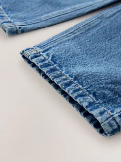 Jeans*Next - Denim jeans met elastische taille (3-16jr) Middenblauw denim