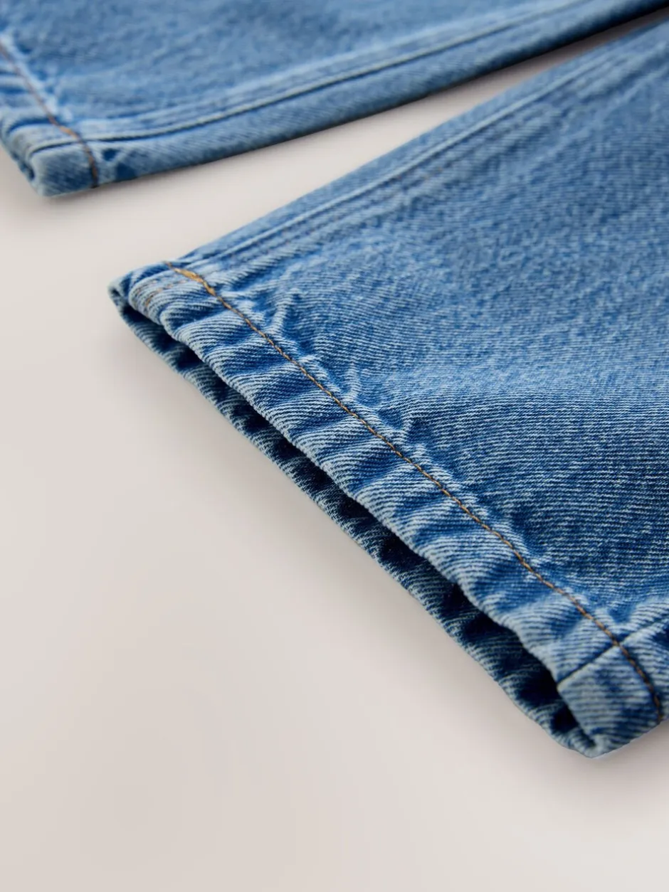 Jeans*Next - Denim jeans met elastische taille (3-16jr) Middenblauw denim