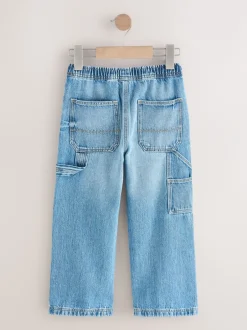 Jeans En Joggingbroeken|Jeans|Next Middenblauw denim - Denim Pull On Carpenter Jeans (3-16yrs)
