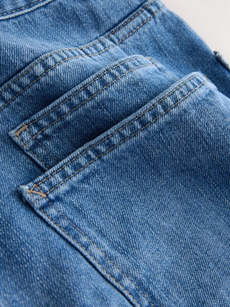 Jeans*Next - Double Pocket Barrel Jeans Middenblauw denim