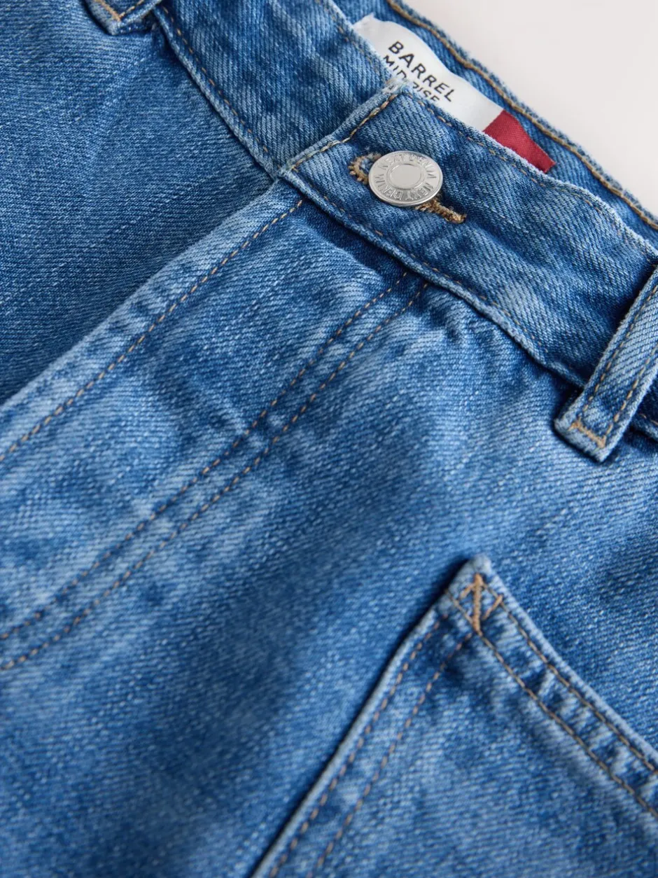 Jeans*Next - Double Pocket Barrel Jeans Middenblauw denim