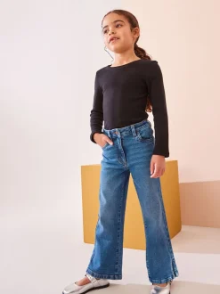 Jeans|Next - Flare jeans (3-16 jr) Middenblauw denim