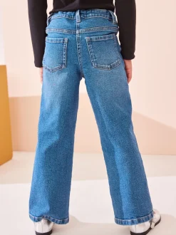 Jeans|Next - Flare jeans (3-16 jr) Middenblauw denim