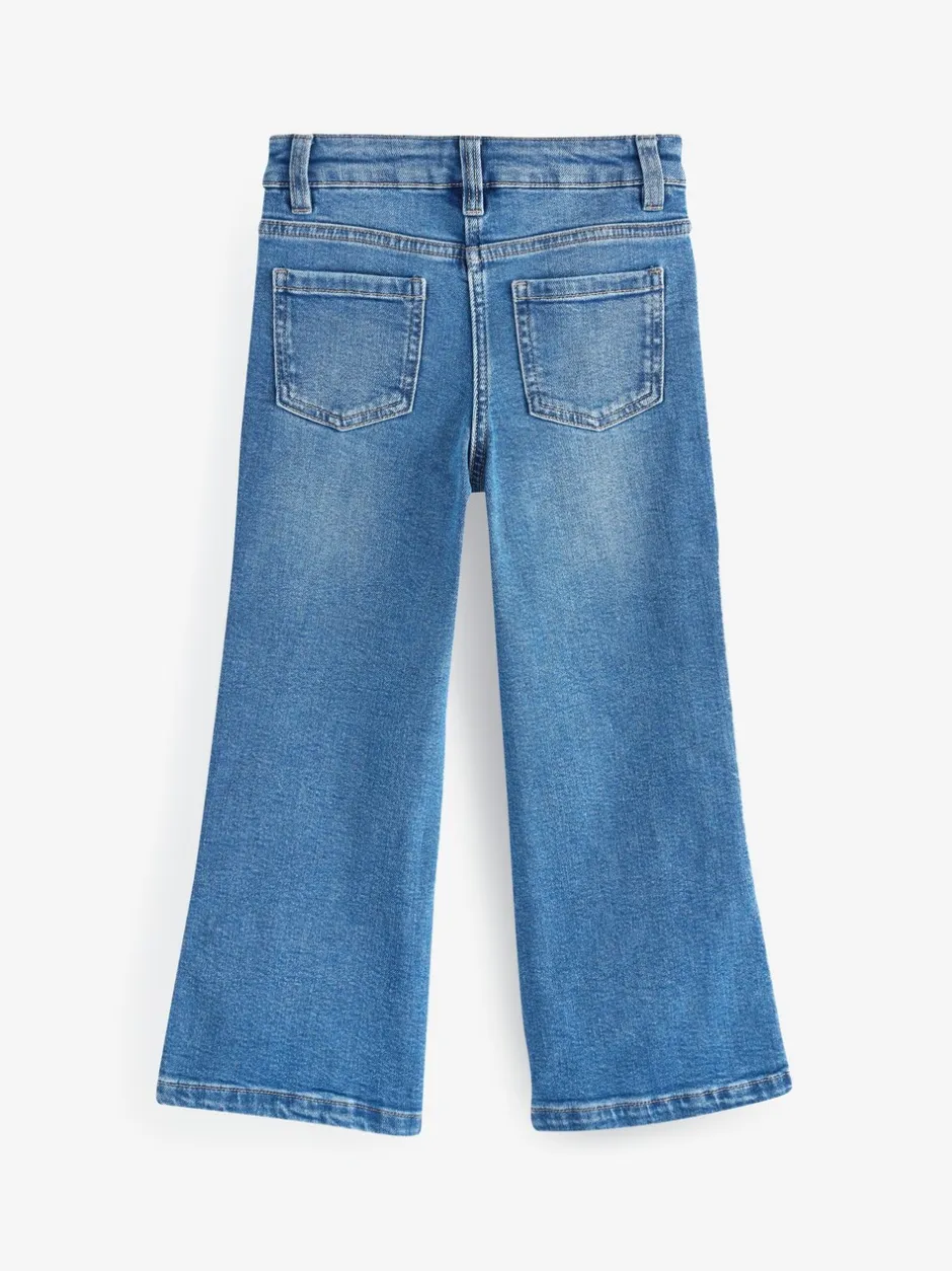Jeans|Next - Flare jeans (3-16 jr) Middenblauw denim