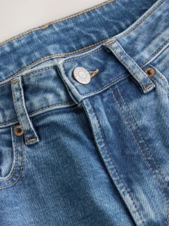 Jeans*Next Middenblauw denim - Hourglass Mid Rise Stretch Slim Jeans