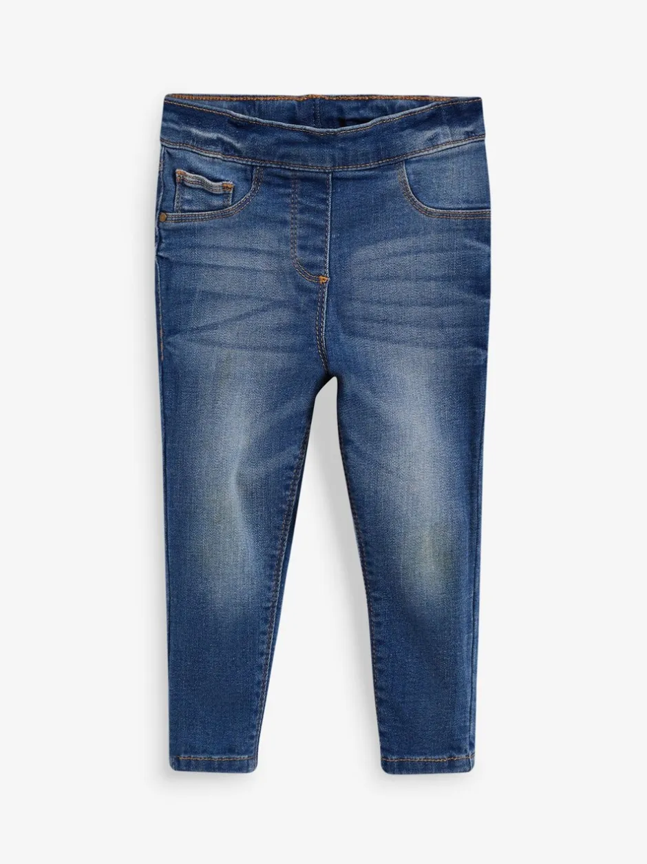 Jeans En Joggingbroeken|Jeans|Next - Jegging met elastische taille (3 mnd-7 jr) Middenblauw denim