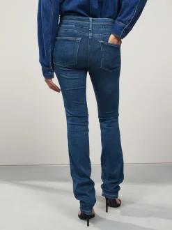 Jeans|Next - Lift, slim en shape jeans met bootcut Middenblauw denim