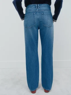 Jeans|Next - Straight Leg Jeans Middenblauw denim
