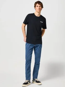 Jeans*Wrangler - - Slim-fit Texas jeans Middenblauw denim