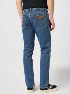 Jeans*Wrangler - - Slim-fit Texas jeans Middenblauw denim