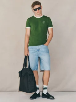 Shorts*Next - EDIT Jort denim shorts Middenblauw met wassing