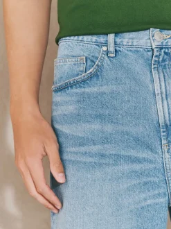 Shorts*Next - EDIT Jort denim shorts Middenblauw met wassing