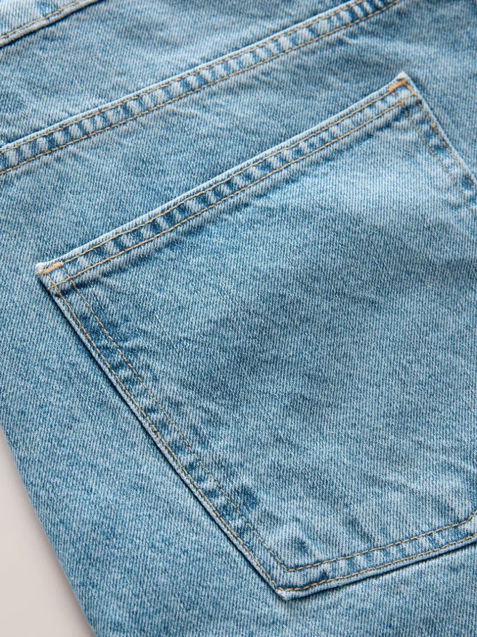Shorts*Next - EDIT Jort denim shorts Middenblauw met wassing