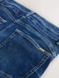 Jeans|Next - Skinny jeans met verlengings- en afslankeffect Middenblauwe denim wassing