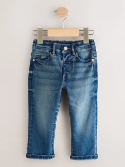 Jeans En Joggingbroeken|Jeans*Next Middenblauw/zwart denim - 2 Pack Regular Fit Comfort Stretch Jeans (3mths-7yrs)