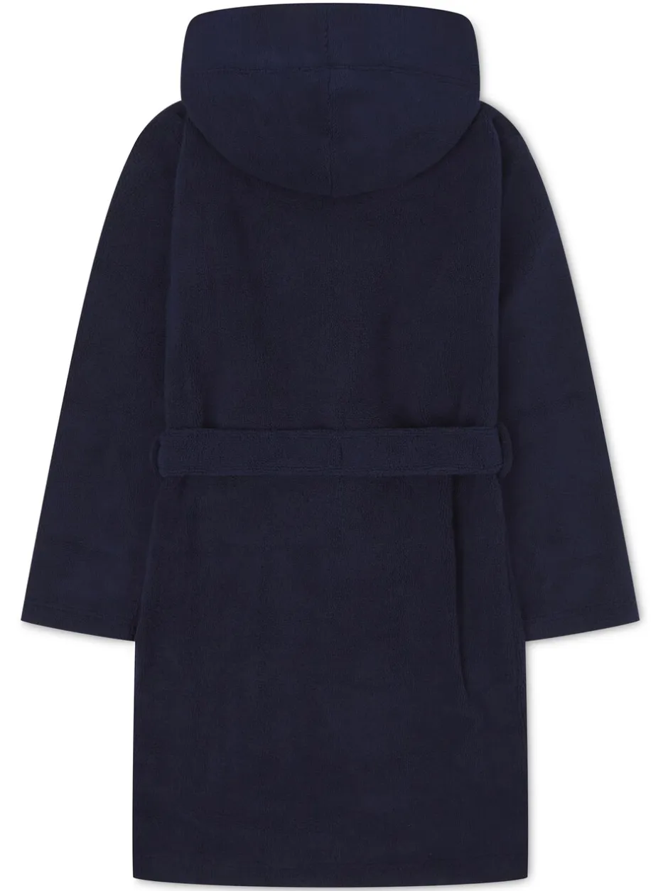 Kamerjassen*Lyle & Scott - Boys Bucke Bathrobe Midnight Blue
