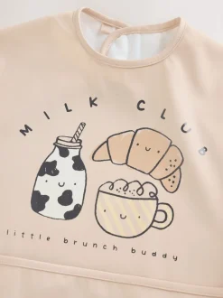 Slabbetjes*Next Milk Club - Slabbetje met mouwen voor spenen en voeden