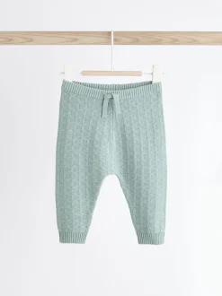 Sets En Combisets|Truien En Breisels*Next - Babyset met gebreide trui en legging van 100% katoen met textuur (0mnd -3jr) Mineraal
