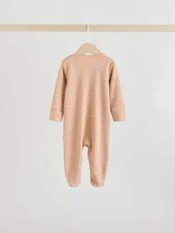 Multipacks|Babypakjes En Babypyjama's*Next - 100% katoenen babyslaapzakjes met tweewegrits verpakking van 5 (0mnd -2jr) Mineraalblauw