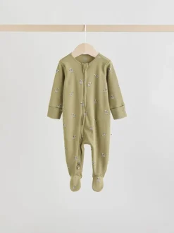 Multipacks|Babypakjes En Babypyjama's*Next - 100% katoenen babyslaapzakjes met tweewegrits verpakking van 5 (0mnd -2jr) Mineraalblauw