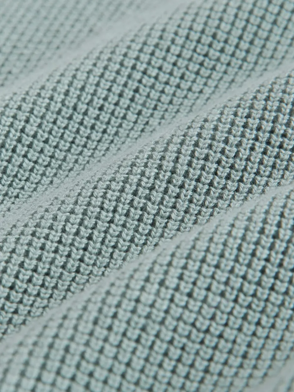 Truien En Breisels|Next - Textured Knitted Zip Neck Jumper (3-16yrs) Mineraalblauw