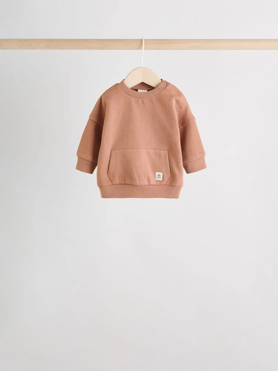 Sets En Combisets|Truien En Breisels*Next Mineraalkleurig - Baby Sweatshirt en Joggingbroeken Set 6 stuks (0mnd-3jaar)