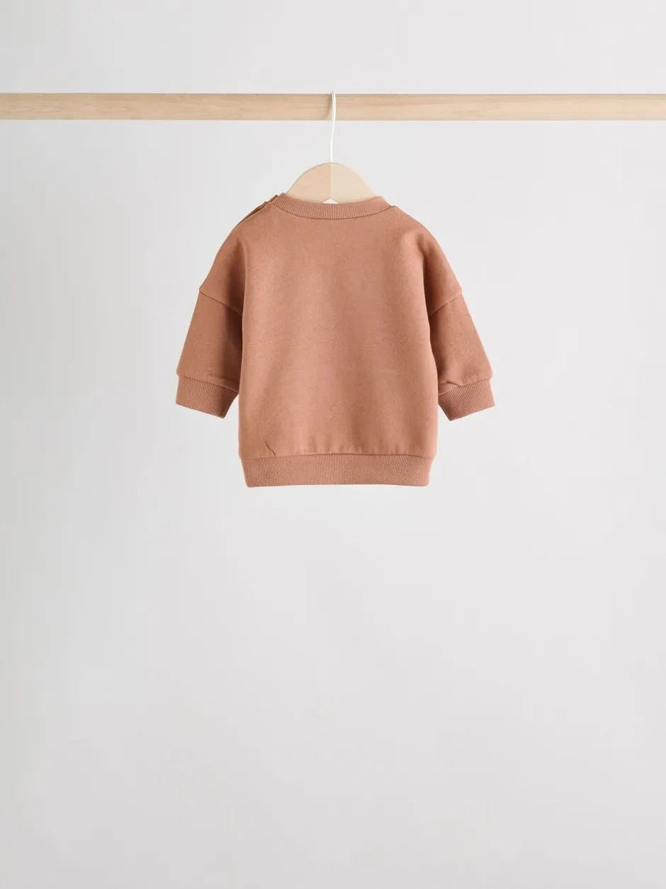 Sets En Combisets|Truien En Breisels*Next Mineraalkleurig - Baby Sweatshirt en Joggingbroeken Set 6 stuks (0mnd-3jaar)