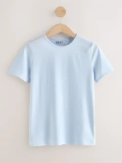 Tops En T-Shirts|Next - Set van 5 T-shirts met ronde hals en hoog katoengehalte Mineraalkleurig