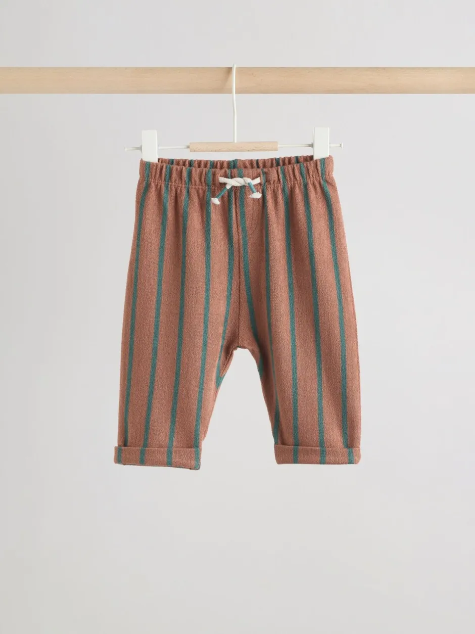 Jeans En Joggingbroeken|Joggingbroeken*Next Mineraalkleurig - Set van 3 baby joggingbroeken met rechte pijpen (0mnd-2jr)