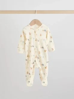 Babypakjes En Babypyjama's|Multipacks|Next Mineraalkleurig - Verpakking van 4 Hamish-babypyjama's (0-2jr)