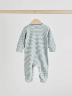 Babypakjes En Babypyjama's|Multipacks|Next Mineraalkleurig - Verpakking van 4 Hamish-babypyjama's (0-2jr)