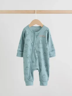 Multipacks|Babypakjes En Babypyjama's|Next Mineraalkleurig - Woodland baby-slaappakjes 3 set (0mnd-3jr)