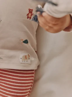 Tops|Sets En Combisets|Next Mineral Little Cub - 8-delige babyset van tops en legging (0 mnd - 2 jr)