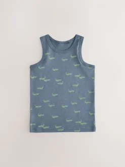 Tops|Multipacks|Next - 100% katoenen hemden set van 5 (1.5 - 8 jr) Mini-safariprint