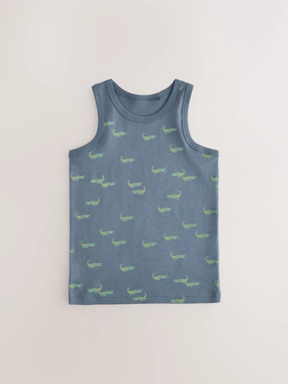 Tops|Multipacks|Next - 100% katoenen hemden set van 5 (1.5 - 8 jr) Mini-safariprint