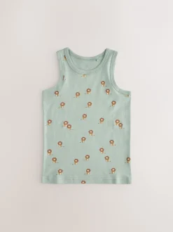 Tops|Multipacks|Next - 100% katoenen hemden set van 5 (1.5 - 8 jr) Mini-safariprint
