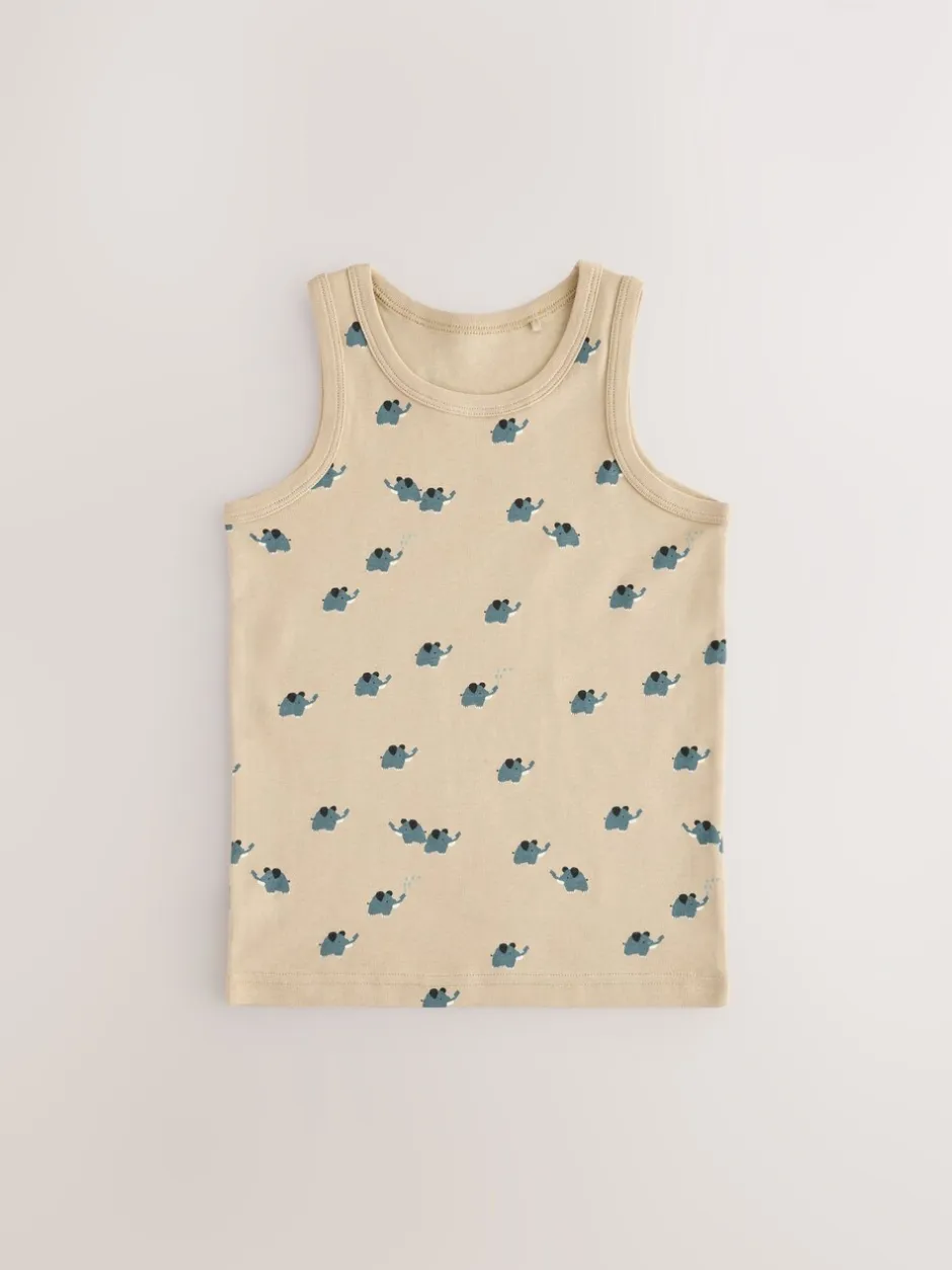 Tops|Multipacks|Next - 100% katoenen hemden set van 5 (1.5 - 8 jr) Mini-safariprint