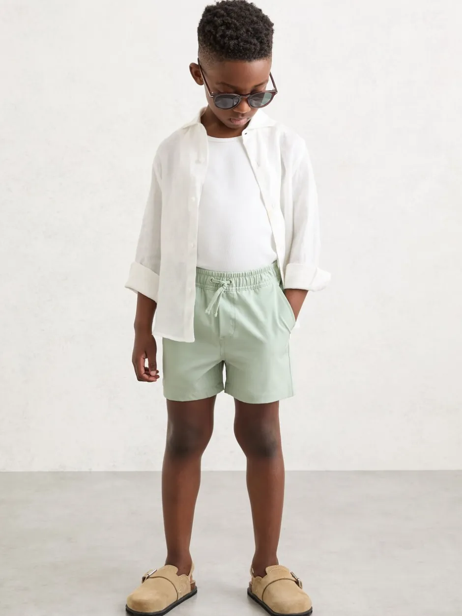 Shorts|Reiss - Cliff Zwembroek met trekkoord Mintgroen