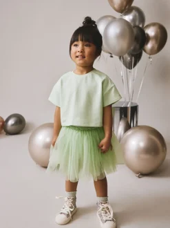 Shorts En Rokken*Next - Set van top en tutu-rok (3mnd-7jr) Mintgroen
