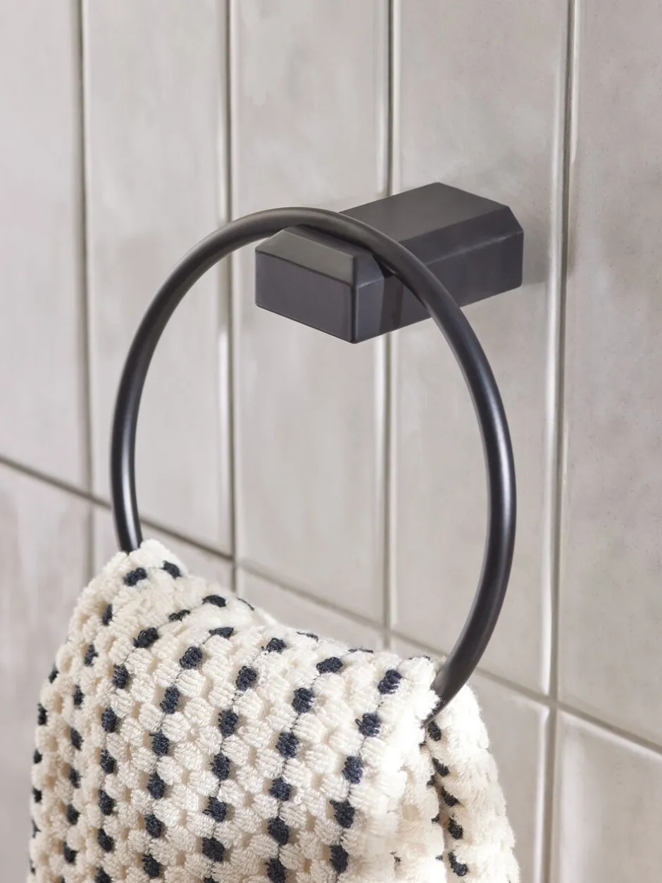 Badkameraccessoires*Next Moderna handdoekrail Zwart