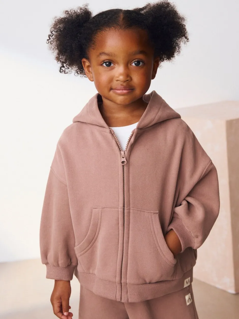 Sweaters En Hoody´S|Next Mokkabruin - Hoodie met ritssluiting (3 mnd-7 jr)