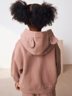 Sweaters En Hoody´S|Next Mokkabruin - Hoodie met ritssluiting (3 mnd-7 jr)