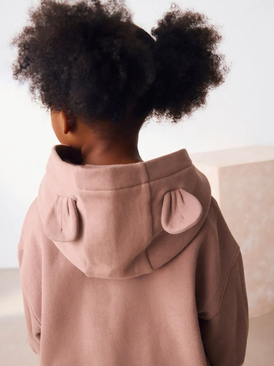 Sweaters En Hoody´S|Next Mokkabruin - Hoodie met ritssluiting (3 mnd-7 jr)