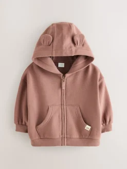 Sweaters En Hoody´S|Next Mokkabruin - Hoodie met ritssluiting (3 mnd-7 jr)