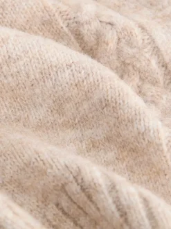 Gebreide Kleding*Laura Ashley - Cable Knit Cardigan Mole
