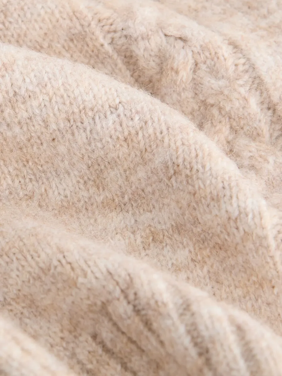 Gebreide Kleding*Laura Ashley - Cable Knit Cardigan Mole